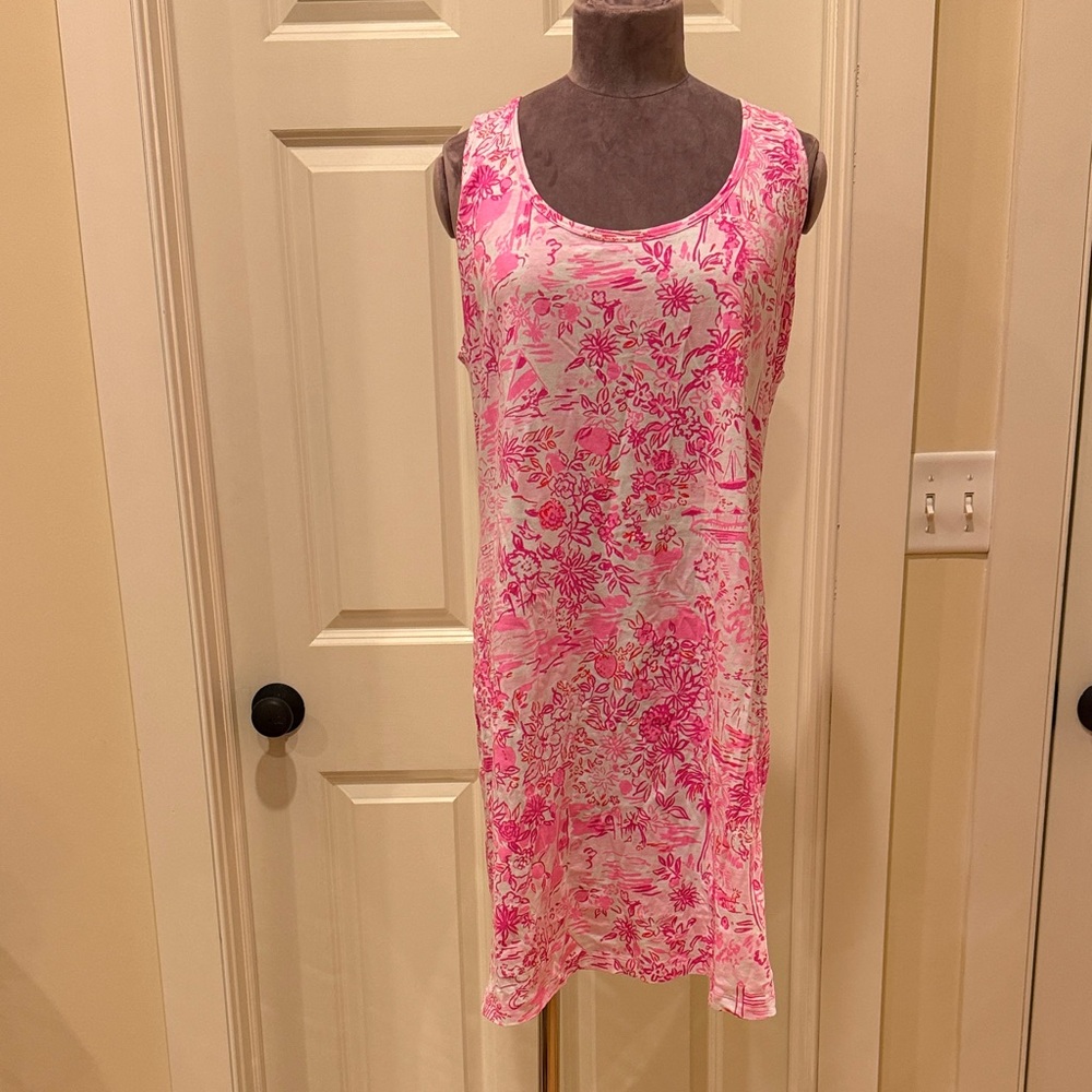 Lilly Pulitzer Pink Floral Mini Dress